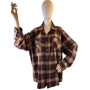 Freedom Foundry Plaid Fleece Shirt XXL